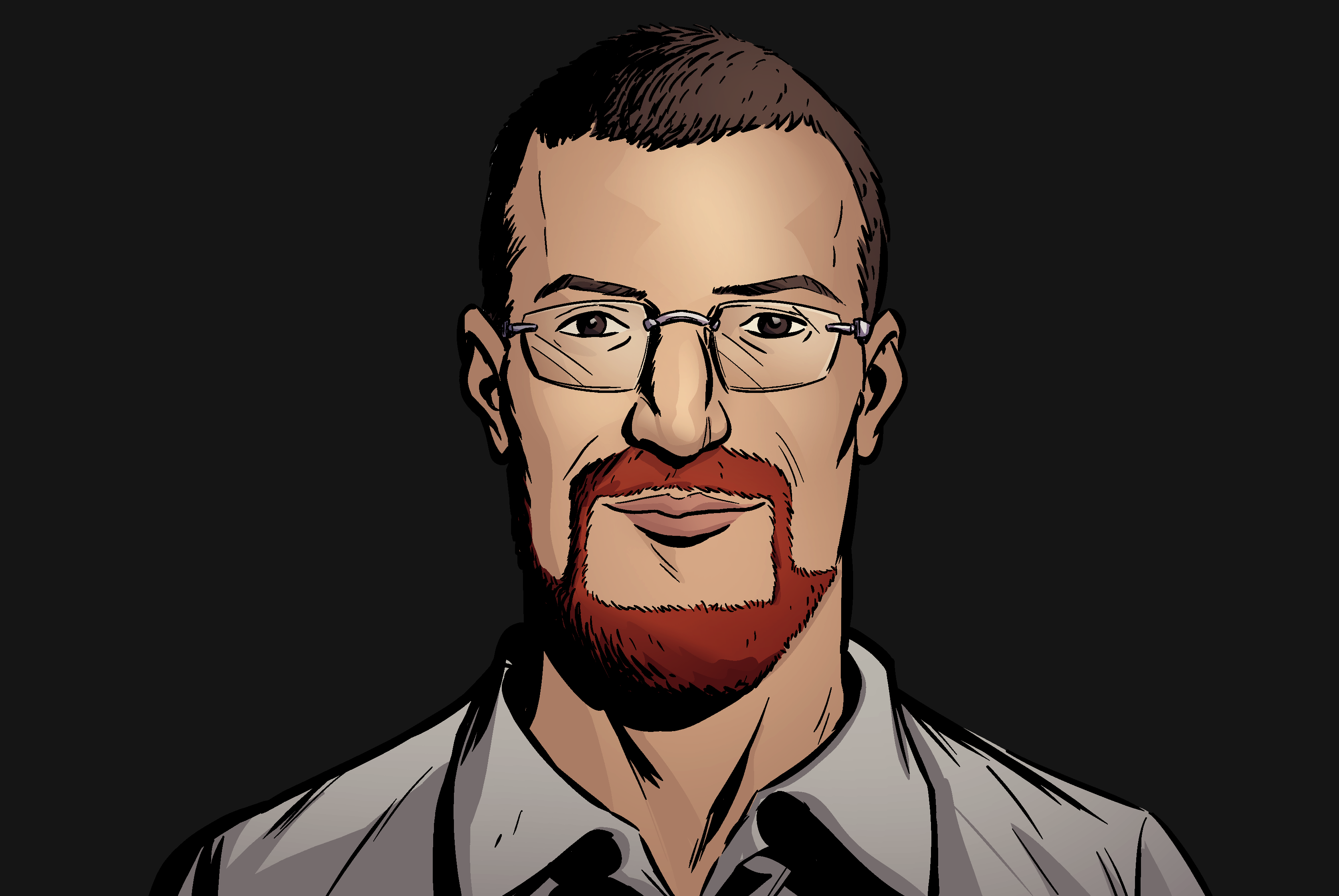 Yasaf - D&D character vs drawn version (after)